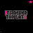 Pixelated graphic with repeated 'IT'S NEVER TOO LATE' text in gray boxes, pink stars and geometric shapes scattered across black background.