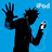 Silhouetted figures dancing with iPods against colorful backgrounds in a of nine