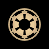 Animated circular and oval-shaped metallic icon with central black void, rotating through multiple angles against a dark background.