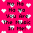 Pixelated text and white heart shapes on a bright pink background, with repeated phrases in black block letters.