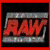 Four distinct logos arranged in a : 'RAW' in red, 'VS.' in white, and 'SMACKDOWN!' split across two lines with blue and white text