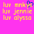Pixelated text and symbols on a bright pink background with yellow, blue, and green elements.