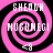 Four identical pink and black spiral patterns with white text overlays, each displaying 'SHEONU MUSUNEGI' and '<8' in pixelated font on a black background.