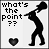 Pixelated black-and-white animation showing a figure holding an object above their head, with text and heart symbols changing across frames.