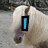 A horse with light brown and white fur appears in a static image with blue text overlays changing across frames.