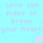 Light blue background with repeated light purple text 'Love can make or break your heart' and two pink heart symbols.