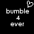 Pixelated black background with white text and a heart symbol above the text.
