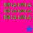 four colored displays repeated green text and two pixelated stars, with one star changing color between frames