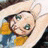 A 48x48 pixel buddy icon featuring a cartoon character with large green eyes and light hair, alongside text reading "Anime IM" on the right side of the image.