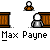 Pixel art animation of a character interacting with wooden crates, showing sequential movements and text below each frame.