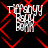 A black background with red diamond-shaped lines overlaid by a white pixelated text block reading 'TODAY' above 'BENZ' in four repeated positions