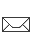 Pixelated envelope icon transitions from closed to open states with varying flap positions and internal content visibility.