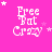 identical pink background icons with white text 'Free Bat Crazy' and scattered star symbols, showing slight variations in star positions across frames
