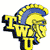 Pixelated yellow and blue graphic with stylized text 'TWS' and a helmeted head silhouette, set against a white background.