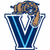 Pixelated icon of a trophy with blue and white V-shaped base, brown top section, and light blue vertical stripes on the front.