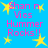 Blue background with yellow stars and pink text reading "Shan n Vics Hummer Rocks!!" repeated in a pattern