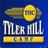 Pixelated icon with blue background, golden key-like object above stylized text 'Mler all' and yellow bar below.