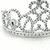 A silver tiara with intricate scrollwork and gem details appears in the top-left quadrant of a four