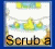 Animated sequence showing four of yellow ducks in a tub with changing text: 'Scrub a dub dub', '3 ducks', and 'in a tub' across frames