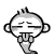A cartoon character with spiky hair and closed eyes displays a bored expression, hands near mouth, in grayscale animation frames showing motion blur effects.