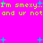 Bright pink background with cyan starbursts and repeated yellow-green text reading 'I'm smexy..I'm smexy...and ur not and ur not' in two horizontal bands.