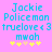 Pixelated text and symbols on a pink background with cyan lettering, yellow stars, and one orange star.