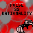 Red and gray hexagonal pattern background with repeated 'POISE 38' text above each of four identical cartoon animal head icons arranged in a