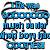 Pixelated blue text on white background with black outline, featuring multiple speech bubbles containing phrases about boys and cooties.
