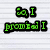 Pixelated text on lined paper background with green, blue, and red lettering, including 'So, I promised I won't do it again' and 'But I just love Chocolats too much!' with a small 'ATM' symbol.