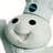 A pixelated white character with black eyes and a smile appears on the left, next to pink text reading 'pillsbury is a PIMP' on a black background.