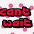 Pixelated text phrases on colorful patterned backgrounds with bold outlines.