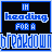 A 5x5 contact sheet of animated frames showing a pixelated blue text animation on black background with repeated "heading for a" and "paddown" text elements.