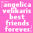 Static pink background with repeated white pixelated text and star symbols arranged in a pattern