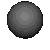 A grayscale animated sequence showing a spherical object gradually deforming into multiple rounded protrusions and then returning to a smooth sphere.