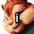Six distinct pixel art images arranged in a , each featuring cartoon characters with overlaid text or symbols