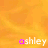 six identical orange textured each displaying the name 'ashley' with varying letter coloration