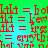 Red text on green and cyan background repeats 'lalt = bot', 'lal = kev', 'lal = frg', '= erryth' with partial words like 'hat Vme n' visible.