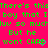 Pixelated green text on bright pink background with two identical heart symbols replacing 'care' in repeated phrases.