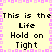 A static image with a light yellow background bordered by a pink pixelated frame, displaying repeated text in black pixelated font.