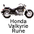A static contact sheet of two identical motorcycle icons with text labels, displayed on a white background with gray transparency area.