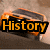 Animated sequence of orange car with text overlay forming 'History has never been so interesting.'