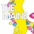 A yellow star with colorful pixelated accents and repeated text 'THE MAIN' in light gray, partially obscured by a gray overlay on the right side.