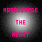 Pixelated text 'MASQUERADE THE HEART' in bright pink on black background with gray gradient halo effect.