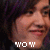 Pixelated image of a person with dark hair and light skin, overlaid text reading 'danny', 'morieg', 'my sex', 'ninja', and 'WOW' in blocky font.