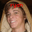 A person with light brown hair and a hooded garment appears in four with changing red text above the head