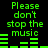 Green pixelated text and audio visualizers on black background, two identical side-by-side with repeated phrases