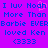 Pixelated text on a purple background with a pink heart symbol replacing the 'o' in 'Noah' in the top