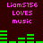 Pixelated text and green audio bars on dark background, repeated in two with animation changes in bar heights