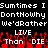 Pixelated text repeats across black background with red splatter effects beneath words.