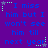 A purple background displays blue text reading "I miss him but I won't see him till next year" with green and gray star-shaped corner decorations.